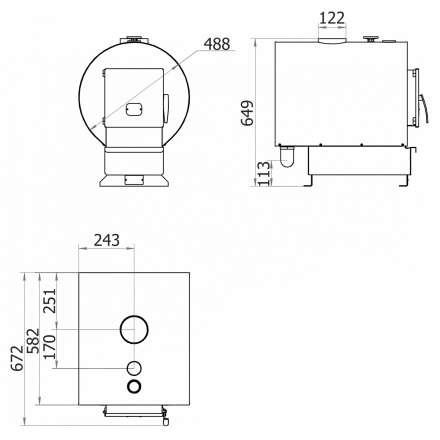 Твердотопливный котел Теплодар Куппер Уют-10 в Слуцке